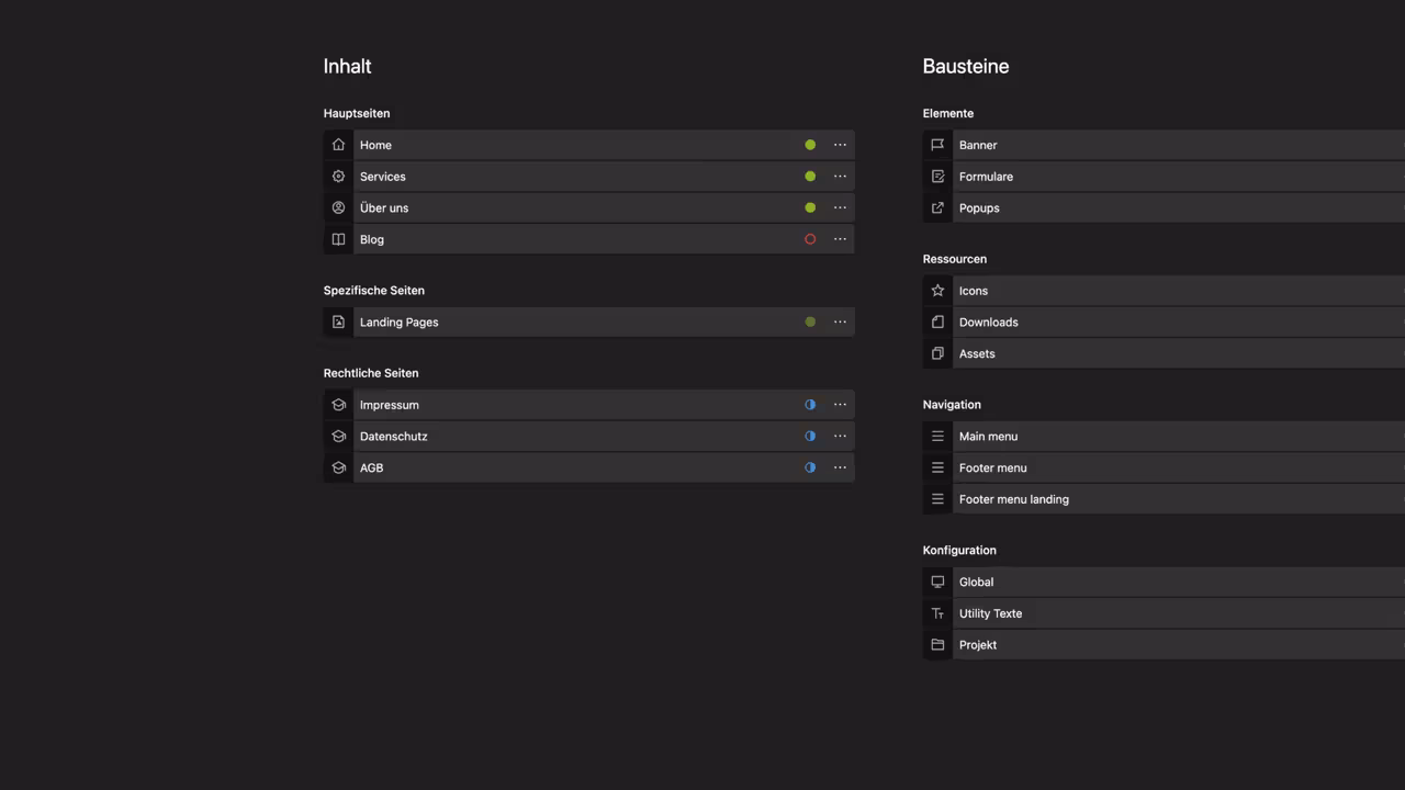 Screenshot Kirby CMS