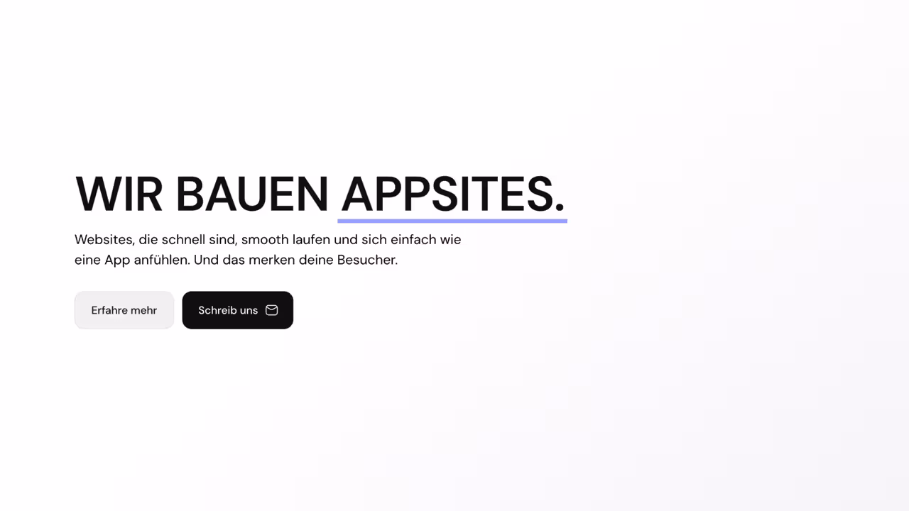 Screenshot der ZenoDev Website