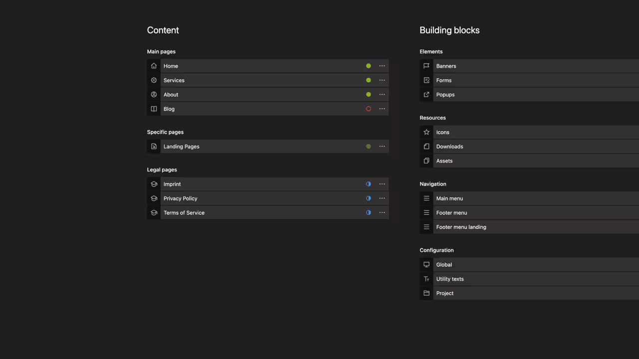 Screenshot Kirby CMS