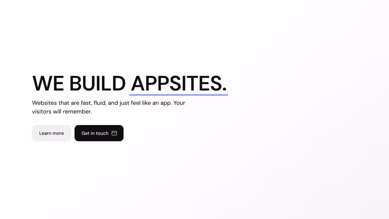 Screenshot of the ZenoDev website